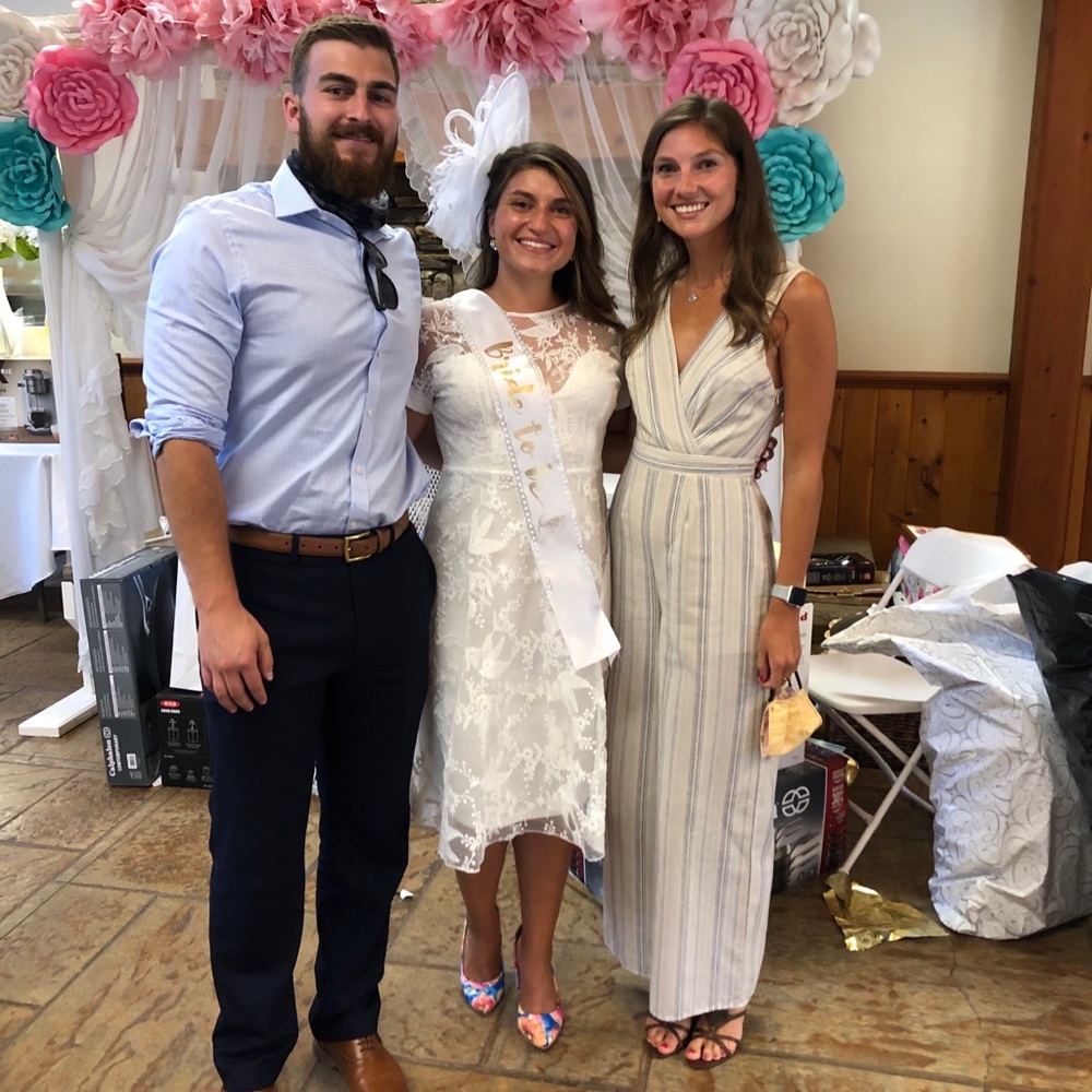 Francesca’s Striped Jump Suit